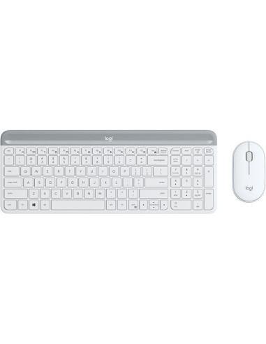 Klawiatura + Mysz Logitech Mk470 Biały