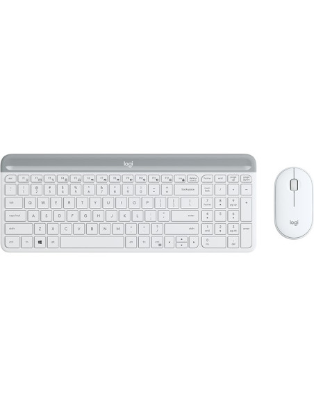 Klawiatura + Mysz Logitech Mk470 Biały
