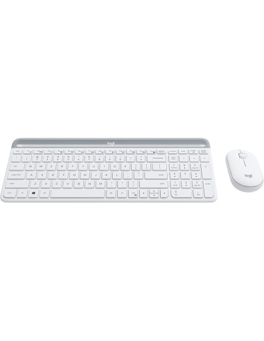 Klawiatura + Mysz Logitech Mk470 Biały