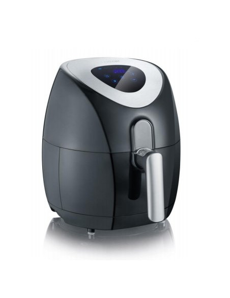 Severin 2430 Pojedyńczy 3,2 L Autonomiczny 1500 W Frytkownica Na Gorące Powietrze Czarny, Stal Nierdzewna