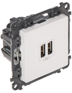 Gniazdo Ładowania Le-753112 Valena Life 2 Porty Usb 2.4A/5V Legrand