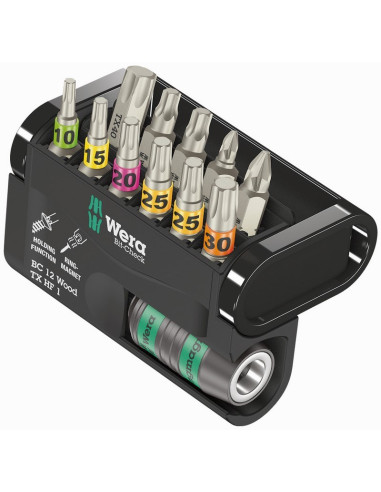 Zestaw Bit-Check 12 Wood Tx Hf 1, 12 Części