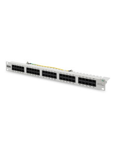 Digitus Panel Krosowy (Patch Panel) Isdn 19" 50X Rj45 (8P4C), Lsa Poziom, Kat.3, Nieekranowany, 1U, Szary 2