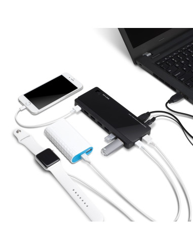 Hub Tp-Link Uh720 (7X Usb 3.0  Kolor Czarny)