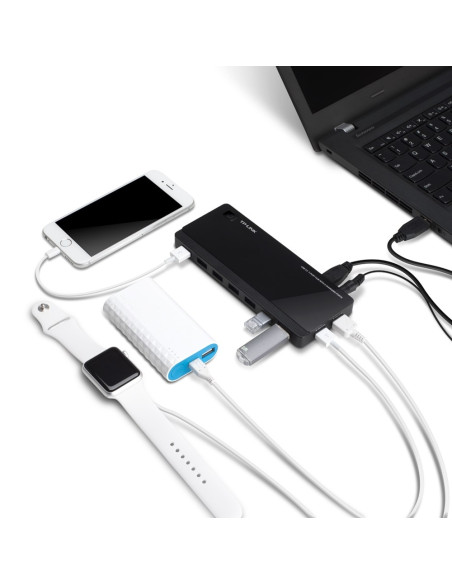 Hub Tp-Link Uh720 (7X Usb 3.0  Kolor Czarny)