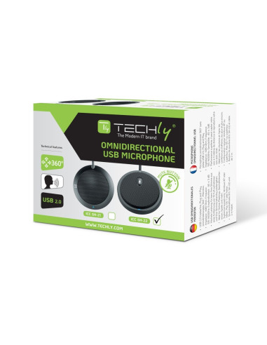 Techly Mikrofon Konferencyjny +Mute