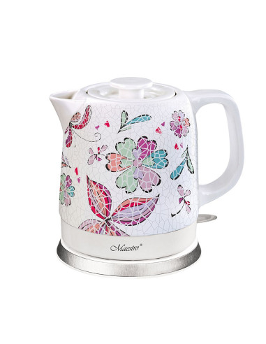 Czajnik Elektryczny Ceramiczny 1,5L 1500W Mr-068-Flowers  Maestro