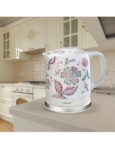 Czajnik Elektryczny Ceramiczny 1,5L 1500W Mr-068-Flowers  Maestro