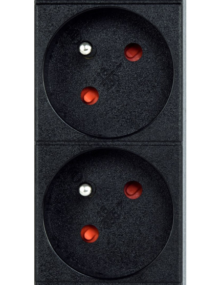 Gembird Listwa Zasilająca Rack (Pdu) 9 Gniazd Fr, 1U, 16A, Wtyk Fr, 2M