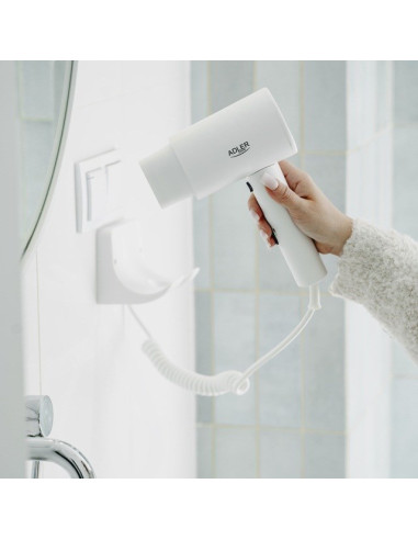 Suszarka Do Włosów Hotelowa Adler Ad 2285W Biała