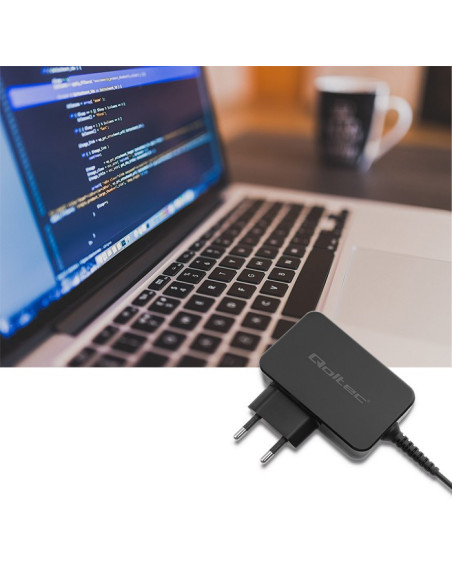 Qoltec Zasilacz Do Laptopa Uniwersalny 65W | +10 Wtyczek