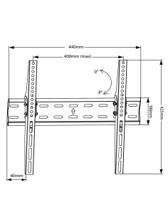 Uchwyt Ścienny Do Telewizora Maclean Mc-862 (Ścienne  26" - 55"  Max. 40Kg) 2