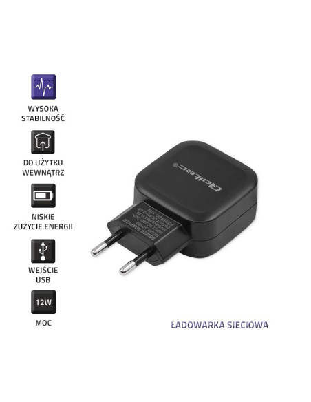 Ładowarka Sieciowa Qoltec 50186 (3400 Ma  17W  Usb)