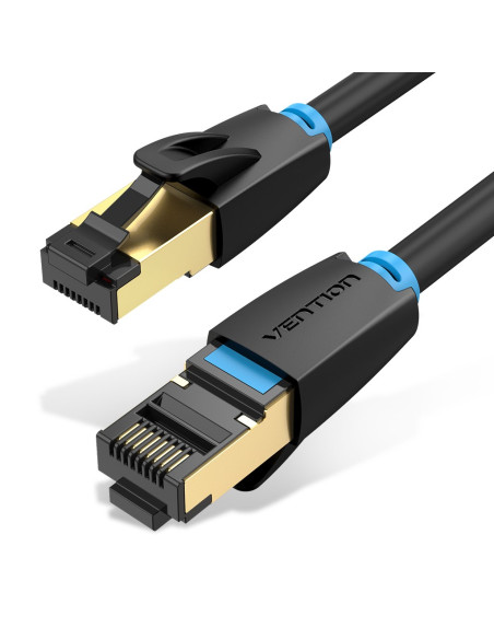 Kabel Ethernet Vention Cat8 Sftp 40Gbps 2Ghz 1M