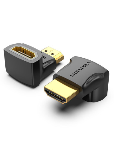 Adapter Vention Hdmi 90 Stopni Męski Na Żeński Vention Czarny