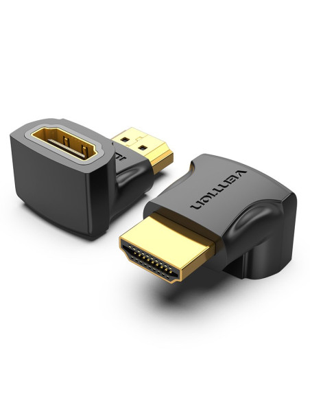Adapter Vention Hdmi 90 Stopni Męski Na Żeński Vention Czarny