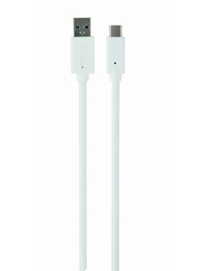 Kabel Gembird Ccp-Usb3-Amcm-1M-W (Usb Typu C M - Usb 3.0 M  1M  Kolor Biały)