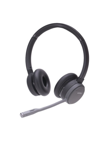 Agfeo Infinity Zestaw Słuchawkowy Bezprzewodowy Opaska Na Głowę Biuro/Centrum Telefoniczne Bluetooth Czarny
