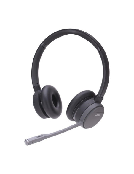 Agfeo Infinity Zestaw Słuchawkowy Bezprzewodowy Opaska Na Głowę Biuro/Centrum Telefoniczne Bluetooth Czarny