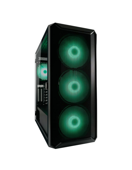 Lc-Power Gaming 804B - Midi Tower - Obudowa Pc - Atx - Micro Atx - Mini-Itx - Metal - Plastik - Szkło Hartowane - 16 Cm