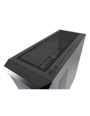 Lc-Power Gaming 804B - Midi Tower - Obudowa Pc - Atx - Micro Atx - Mini-Itx - Metal - Plastik - Szkło Hartowane - 16 Cm