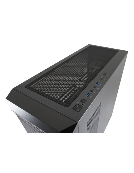 Lc-Power Gaming 804B - Midi Tower - Obudowa Pc - Atx - Micro Atx - Mini-Itx - Metal - Plastik - Szkło Hartowane - 16 Cm