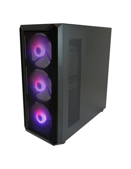 Lc-Power Gaming 804B - Midi Tower - Obudowa Pc - Atx - Micro Atx - Mini-Itx - Metal - Plastik - Szkło Hartowane - 16 Cm