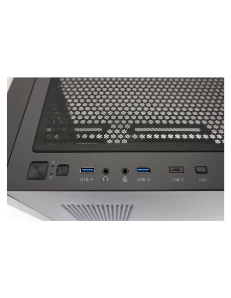 Lc-Power Gaming 804B - Midi Tower - Obudowa Pc - Atx - Micro Atx - Mini-Itx - Metal - Plastik - Szkło Hartowane - 16 Cm