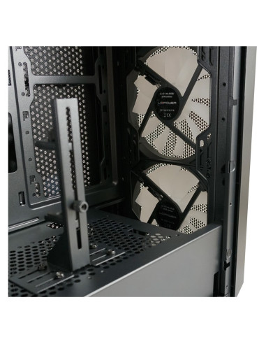 Lc-Power Gaming 804B - Midi Tower - Obudowa Pc - Atx - Micro Atx - Mini-Itx - Metal - Plastik - Szkło Hartowane - 16 Cm