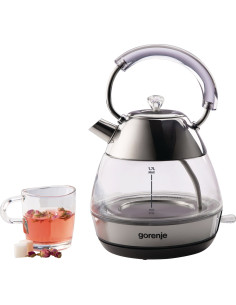 Czajnik Elektryczny Szklany Gorenje K17Gpd 1,7L (Szary) 2