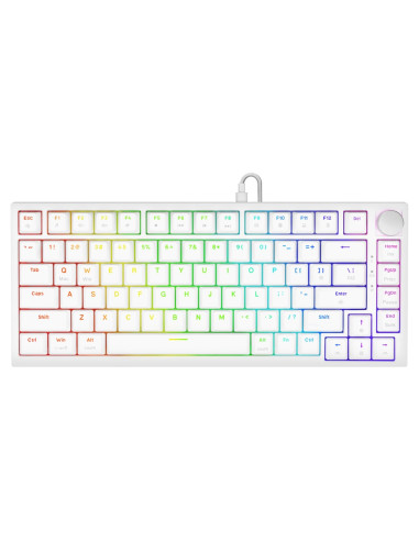 Savio Klawiatura Mechaniczna Astral White Outemu White Jade Rgb