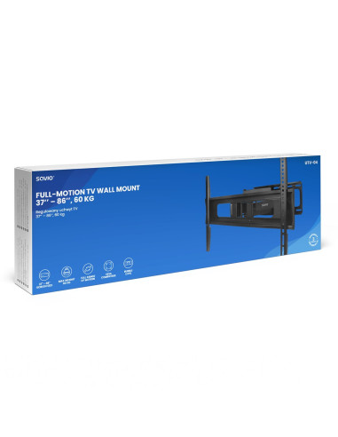 Savio Regulowany Uchwyt Tv Utv-04 37’’– 86’’ 60 Kg