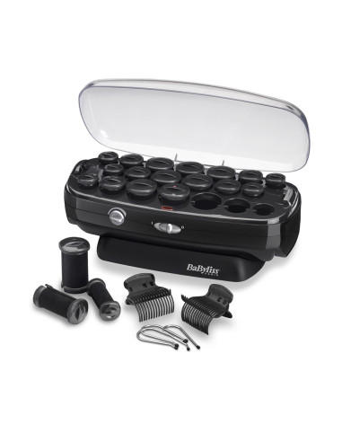 Babyliss Thermo Ceramic Rollers Zestaw Do Stylizacji Włosów Czarny, Stal Nierdzewna 50 W 2 M