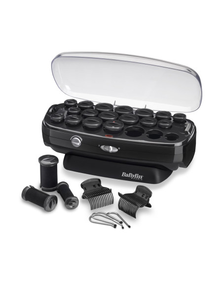 Babyliss Thermo Ceramic Rollers Zestaw Do Stylizacji Włosów Czarny, Stal Nierdzewna 50 W 2 M