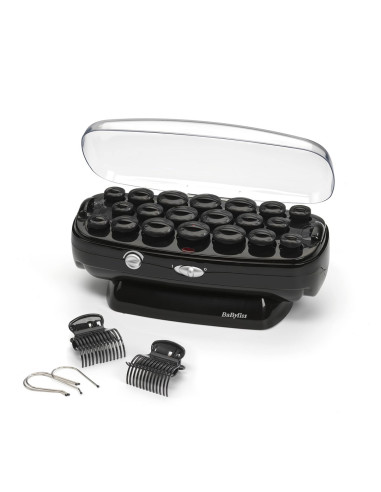Babyliss Thermo Ceramic Rollers Zestaw Do Stylizacji Włosów Czarny, Stal Nierdzewna 50 W 2 M