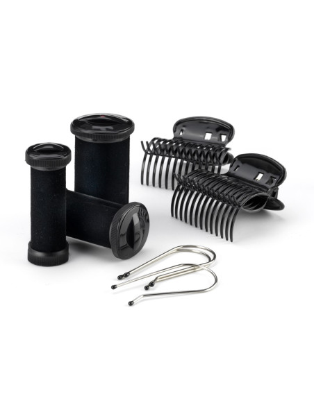 Babyliss Thermo Ceramic Rollers Zestaw Do Stylizacji Włosów Czarny, Stal Nierdzewna 50 W 2 M