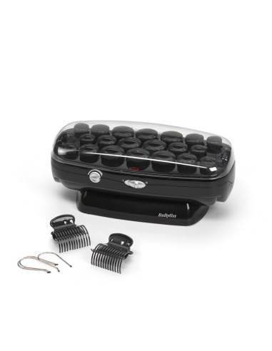 Babyliss Thermo Ceramic Rollers Zestaw Do Stylizacji Włosów Czarny, Stal Nierdzewna 50 W 2 M