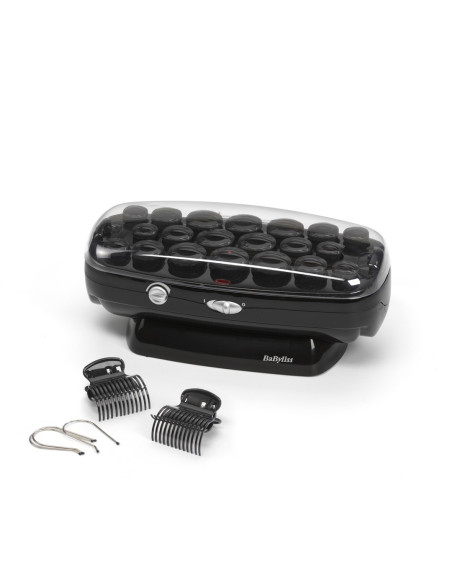 Babyliss Thermo Ceramic Rollers Zestaw Do Stylizacji Włosów Czarny, Stal Nierdzewna 50 W 2 M