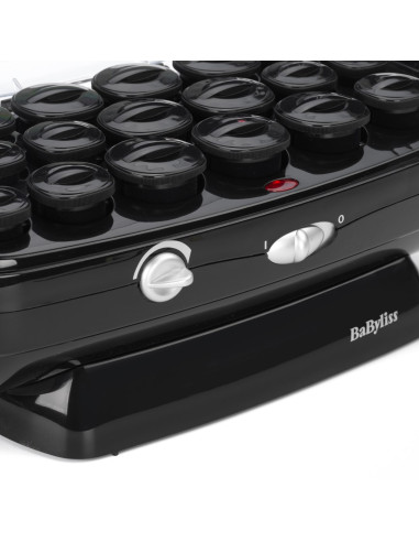 Babyliss Thermo Ceramic Rollers Zestaw Do Stylizacji Włosów Czarny, Stal Nierdzewna 50 W 2 M