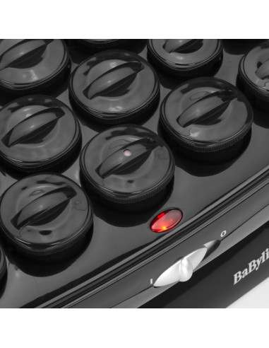 Babyliss Thermo Ceramic Rollers Zestaw Do Stylizacji Włosów Czarny, Stal Nierdzewna 50 W 2 M