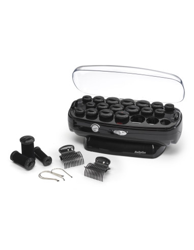 Babyliss Thermo Ceramic Rollers Zestaw Do Stylizacji Włosów Czarny, Stal Nierdzewna 50 W 2 M