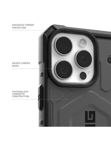 Uag Pathfinder Magsafe - Obudowa Ochronna Do Iphone 16 Pro Kompatybilna Z Magsafe (Silver)