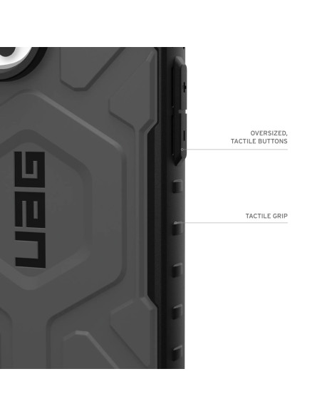 Uag Pathfinder Magsafe - Obudowa Ochronna Do Iphone 16 Pro Kompatybilna Z Magsafe (Silver)