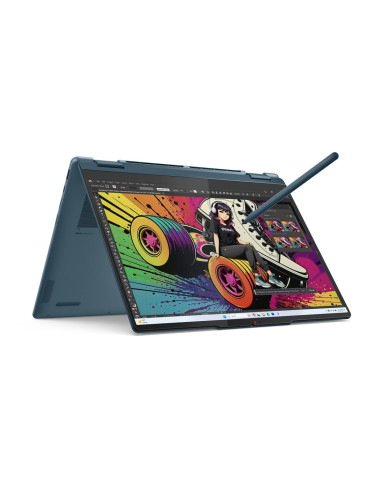 Lenovo Yoga 7 2-In-1 14Akp10 Ryzen Ai 5 340 14.0"Wuxga Touch Oled 400Nits Glossy 60Hz 16Gb Lpddr5-6400 Ssd512 Radeon 840M Graphi