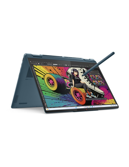 Lenovo Yoga 7 2-In-1 14Akp10 Ryzen Ai 5 340 14.0"Wuxga Touch Oled 400Nits Glossy 60Hz 16Gb Lpddr5-6400 Ssd512 Radeon 840M Graphi