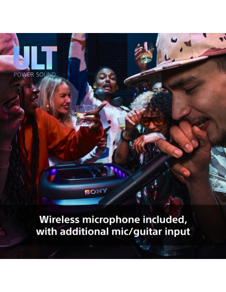 Sony | Głośnik Imprezowy | Srs-Ult1000 Ult Tower 10 | 139 W | Łączność Bluetooth | | Przenośny | Połączenie Bezprzewodowe