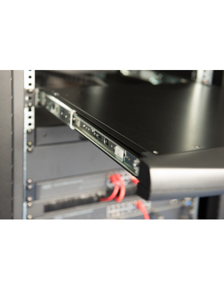 Digitus Konsola Modułowa Z Monitorem Tft O Przekątnej 19” (48,3 Cm), 8-Portowym Przełącznikiem Kvm & Touchpadem, Klawiatura Amer