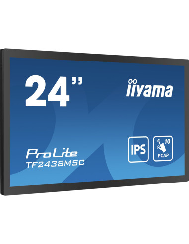 Iiyama 23,8-Calowy, 10-Punktowy Monitor Dotykowy Pcap Open Frame Z Technologią Panelu Ips, Szklaną Konstrukcją Od Krawędzi Do Kr