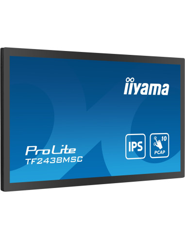 Iiyama 23,8-Calowy, 10-Punktowy Monitor Dotykowy Pcap Open Frame Z Technologią Panelu Ips, Szklaną Konstrukcją Od Krawędzi Do Kr