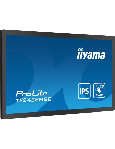 Iiyama 23,8-Calowy, 10-Punktowy Monitor Dotykowy Pcap Open Frame Z Technologią Panelu Ips, Szklaną Konstrukcją Od Krawędzi Do Kr